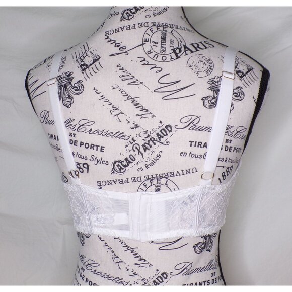 🆕ETAM Jewel Classique Underwire Full Lace Bra 34E White - Picture 5 of 5